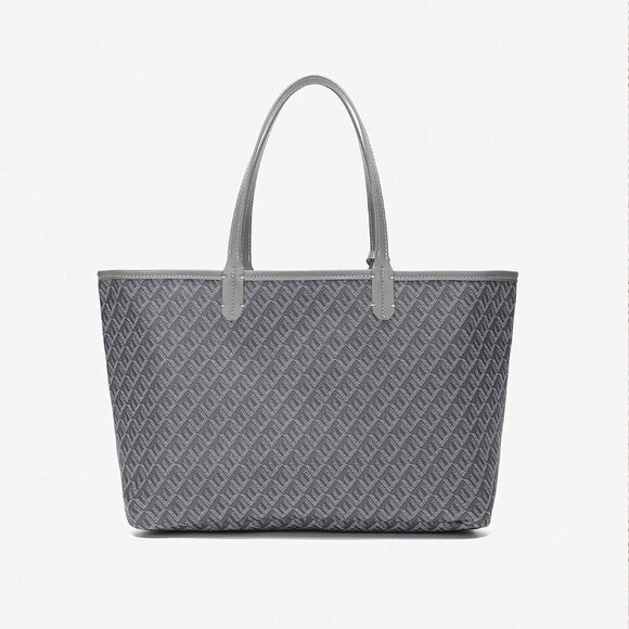 Grey Elegant Women's Casual Shoulder Bag - Picture 4 of 6